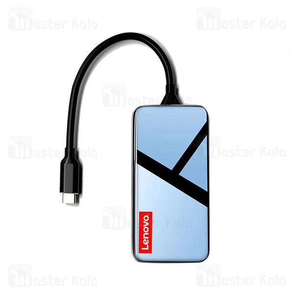 هاب و رم ریدر 8 پورت لنوو Lenovo ER08 HDMI 4K 8 in 1 USB-C hub